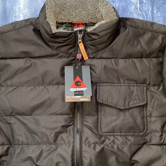 Gerry Bearwood Barn Chore Coat Full Zip Quilted Black Jacket Size XL XXL New - Picture 4 of 11